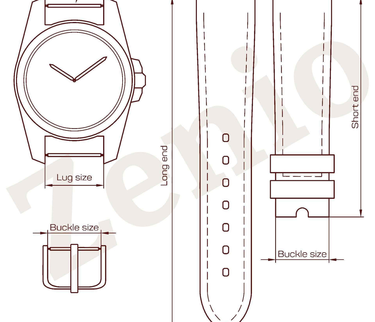 How to measure your watch strap - Zeniovn