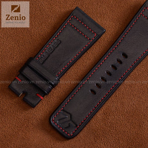 Bespoke Watch Strap in Black Vachetta