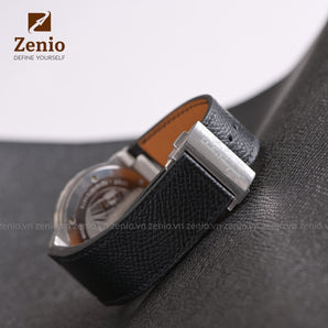 Bespoke Watch Strap in Black Epsom