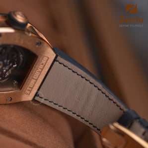 Black Nappa Strap For Richard Mille