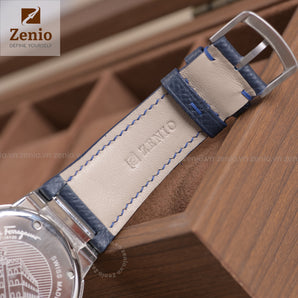 Bespoke Watch Strap in Navy Epsom