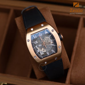 Black Nappa Strap For Richard Mille