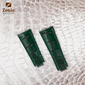 Antique Green Alligator Strap for Rolex Datejust