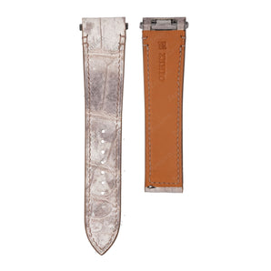 Antique Himalayan Alligator straps for Cartier Santos - New Clasp