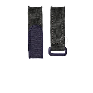 Army Green Sailcloth Velcro Straps for Patek Philippe Aqunualts