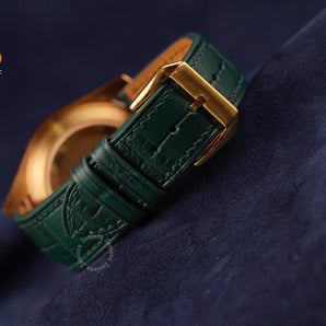 Dark Green Alligator Straps for Rolex Day Date