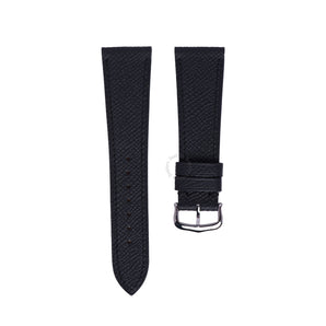 Black Epsom Straps For Cartier Tank - Buckle Style