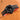 Black Sailcloth with Orange Stitch Sporty Watch Strap
