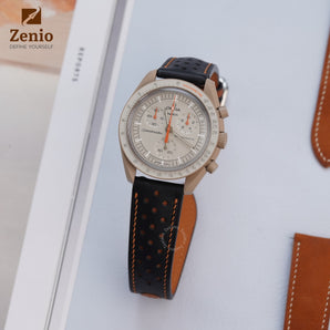 Black Alran mix with Golden Brown Rally Leather Straps