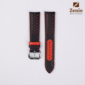 Rally Black mix Red Strap For Moonswatch Mission to Mercury