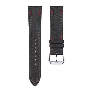 Black Togo With Double Line Classic Strap