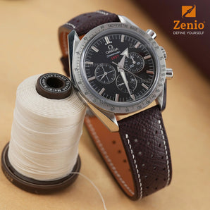 Bordeaux Epsom Rally Leather Strap