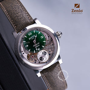 Brown Alran Fatnat Chèvre Classic Strap