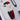 Burgundy Red Nubuck Strap For Moonswatch Moonphase - White