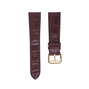 Chocolate Brown Aligator Classic Strap