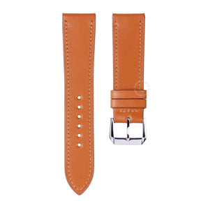 Cognac Shell Cordovan Leather Watch Strap