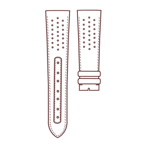 Custom Watch Strap – Two Tone Rally Style