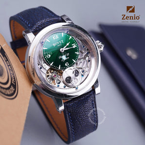 Dark Navy Alran Fatnat Chèvre Classic Strap