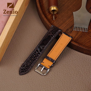 Dark Brown Ostrich Classic Strap