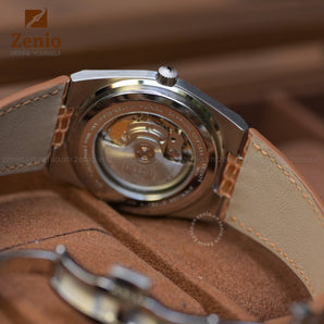 Golden Brown Lizard Strap For Tissot PRX