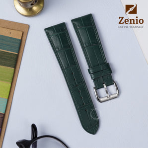 Dark Green Alligator Strap for Rolex Daydate