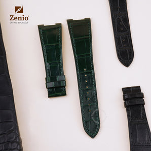 Glazed Emeral Green Alligator Strap for Patek Phillipe Nautilus 5711/5712