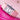 Glossy Baby Pink Alligator Slim Strap