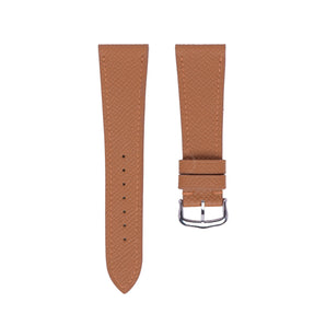 Golden Brown Epsom Strap For Cartier Tank - Buckle Style