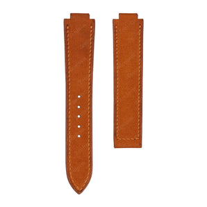 Golden Brown Nubuck Strap For Cartier Ballon Bleu - New Clasp