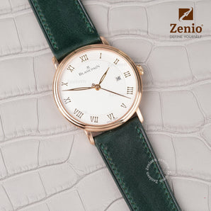 Green Shell Cordovan Leather Watch Strap