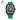 Green FKM Rubber Sailcloth Pattern Velcro watch straps for Richard Mille