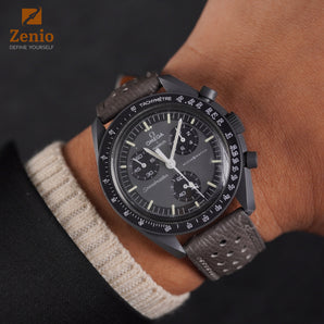 Grey Epsom mix with Black Rally Leather Straps