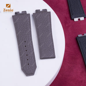Grey  Togo leather straps for Hublot Bigbang One Click