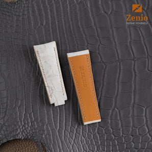 Antique Himalayan Alligator Strap for Rolex GMT