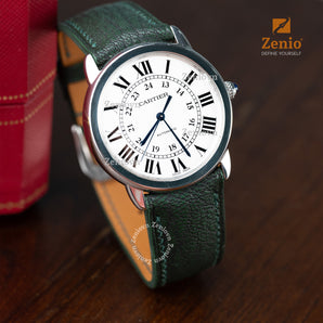 Hunter Green Alran Fatnat Chèvre Classic Strap