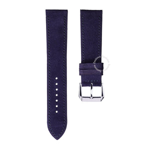 Jean Blue Suede Slim Strap