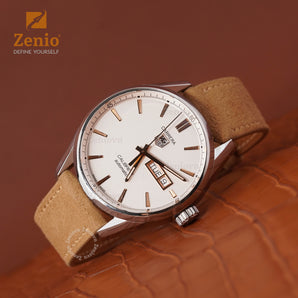 Light Brown Suede Slim Strap