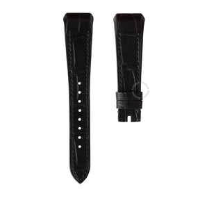 Matte Black Aligator leather straps for Frank Muller Vanguard V32