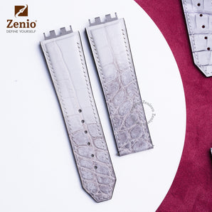 Matte Himalayan Alligator straps for Hublot Spirit Bigbang One Click