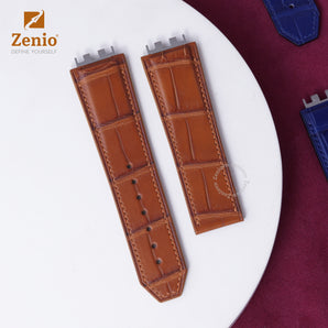 Matte Brown Alligator straps for Hublot Spirit Bigbang One Click
