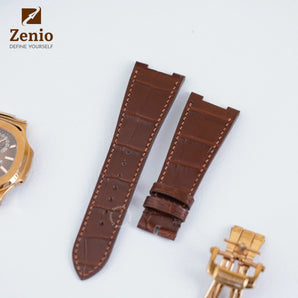 Matte Brown Aligator Strap for Patek Phillipe Nautilus 5711/5712