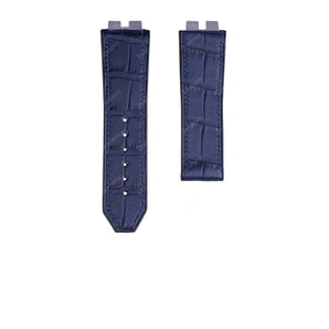 Matte Dark Navy Alligator straps for Hublot Bigbang One Click