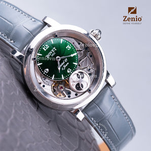 Matte Dolphin Grey Alligator Classic Straps