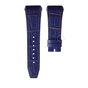 Navy Blue Aligator leather straps for Frank Muller Vanguard V45