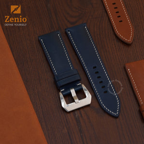 Navy Blue Leather Straps for Panerai