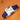 Navy FKM sailcloth-pattern straps for Cartier Santos