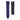 Navy FKM sailcloth-pattern straps for Cartier Santos