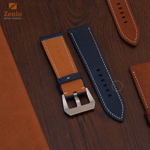 Navy Nubuck Leather Straps for Panerai Radiomir