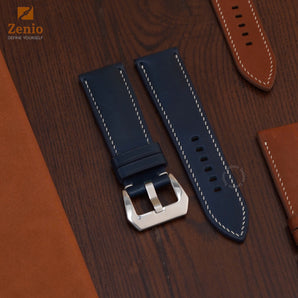 Navy Nubuck Leather Straps for Panerai Radiomir