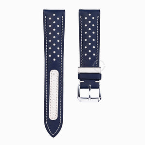 Navy Swift mix with White Rally Leather Straps
